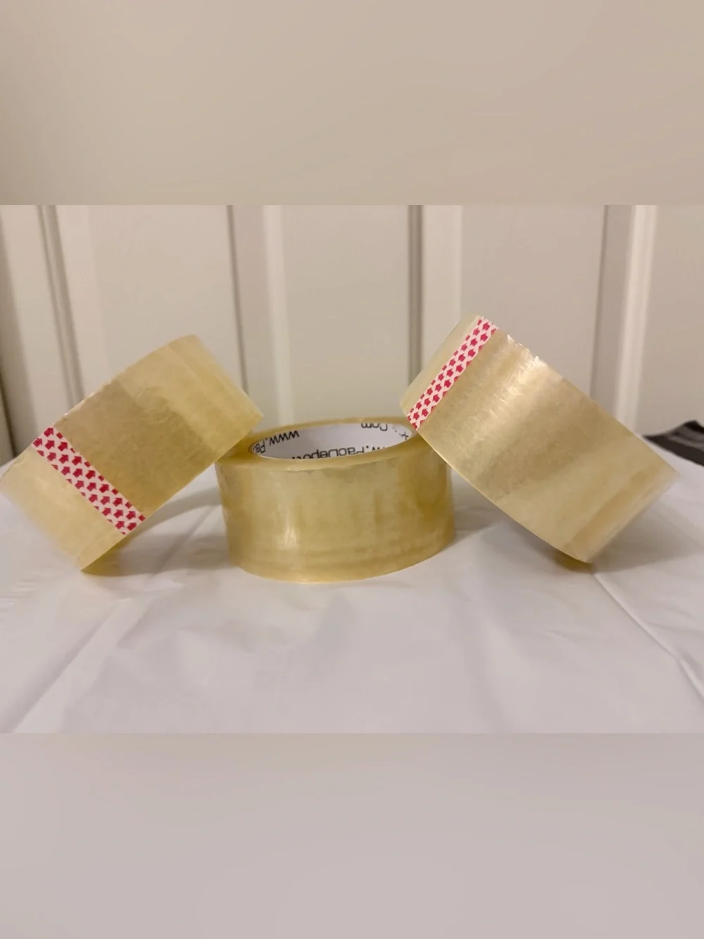 Clear Packing Tape - 3 Rolls